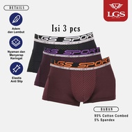 LGS - Underwear - Men's Underwear - Boxer Pack of 3 - LEBX.004.648.3.7C