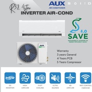 [SABAH sahaja] [SAVE 4.0] AUX Inverter Aircond 1Hp/1.5Hp/2Hp/2.5Hp R32