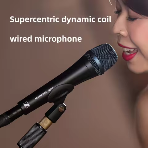 Microphone dynamique à cœur Sennheiser E945 original, pour scène, chant, studio, microphone professi
