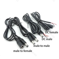 5.5x2.1mm DC Cord Male to male Female Power 2 wire pin 20awg 22awg extend Cable For Camera LED Strip