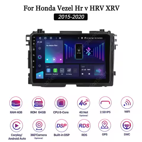 Android Stereo Carplay For Honda Vezel HR V HRV XRV 2015 - 2020 Carplay Screen Car Radio Multimedia