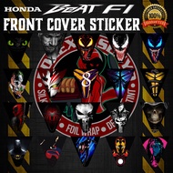 ✤HONDA BEAT FI V1 V2 FRONT STICKER