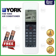 【𝐅𝐑𝐄𝐄 𝐁𝐀𝐓𝐓𝐄𝐑𝐘 𝐀𝐀𝐀 𝐗𝟐】 NEW MODEL York Inverter Air Conditioner Replacement Air Cond Aircond Remote Control YK-2019 008 Ediyonline Ediy