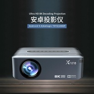 2023 New 1080P Portable Home Projector Android System 8K Decoding High-definition Smart Projector