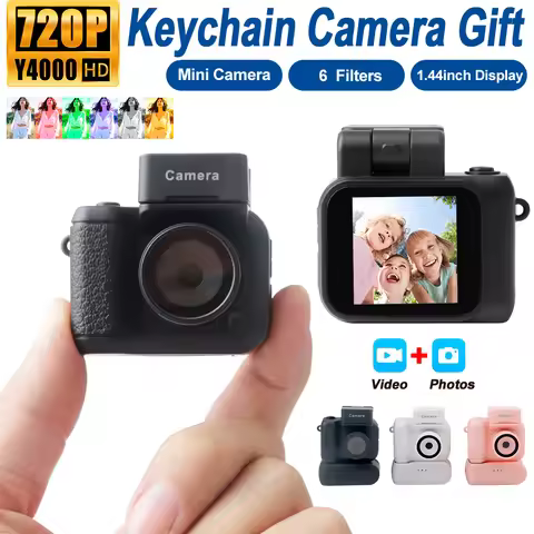 Mini Camera 1.44 Inch Thumb Student Sports Camera 720P HD Campus Portable Small Video Camera Mini Ne