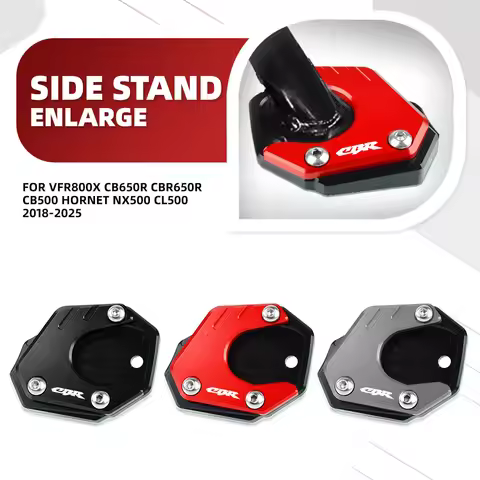 For Honda VFR800X CB650R CBR650R CB500 Hornet NX500 CL500 2018-2025 Motorcycle CNC Kickstand Foot Si