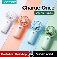Joyroom Mini Handheld Fan USB Rechargeable With 3 Modes for Home Office Outdoor 10000mAh Quiet Fanpanties massage gun di