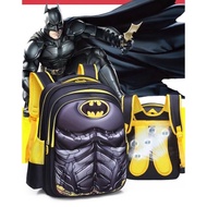 SCHOOL BAG Kid Boy (42 CM)Backpack School Bag Beg Sekolah Saiz Besar~Bag Kanak-Kanak lelaki Batman spiderman captain