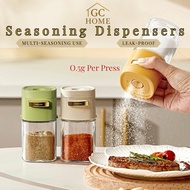 Seasoning Dispenser 180ML Press Type Salt Bottle Spice Container Spice Jar Condiments Container Salt
