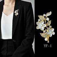 Bros Pin Fashion Hijab Murah Dada Jilbab / Bros Dada Mutiara / Modis Cantik Elegan Suasana mewah