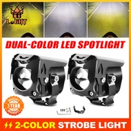 ♛COLIGHT 3" 12D New LED Work Light Bar 12000LM Spotlight Flood 12V 24V 6000K 3000K Offroad LED Light