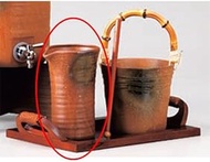 kbu3-341-07-303 Shochu Server, Vidro Water Jug, 3.5 x 5.7 inches (8.8 x 14.5 cm), 15.9 fl oz (450 cc