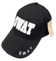 美國 US 特種警察部隊 SWAT 紀念小帽 黑色 L/XL