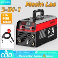DOMHOAI 3IN1 Mesin Las Mig-250 Las Listrik Profesional Inverter Mesin Las Pengelasan laser imitasi T
