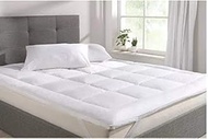 Rajasthan Crafts King Size Microfiber Mattress Padding/Topper for 5 Star Hotel Feel - (White, 72" X7