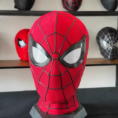 In Stock Spider-Man: Brand New Day Adult Cosplay Mask With Magnetic Back Cover 3d Webbing Strips Sup