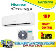 Hisense 1HP / 1.5HP Inverter Air Conditioner  AI09CBGS  Air Cond - Penghawa Dingin