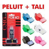 Whistle Pluit Whistle Fox40/Fox40 And Rope For outdoor Sports Bird Referee Scouts