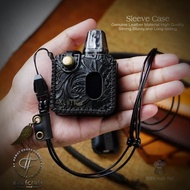 Promo / Terlaris Leather Case Oxva Xlim SQ Pro Motif Black Batik - Free Tali Lanyard Terbaik