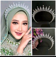 Aurel baru mahkota murah zircon memanjang sampai telinga