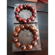 Red rosewood bracelet, feng shui wooden bracelet,