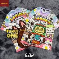 LABUBU T Shirt Baju Jersey New Trend Airport Model Day Children's and Adult Shirts: Microfiber Thail