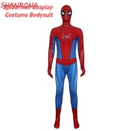 SHANRONG Spiderman Cosplay Jumpsuit - Miles Morales Zentai Costume | Fantasy Carnival Bodysuit