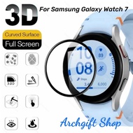 [ for SS Galaxy Watch 7 ] 3D Full glass sticker for Samsung galaxy Watch 7 40mm & watch 7 44mm