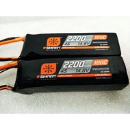 2 pcs spektrum 14.8v 4s 2200mah 100c smart lipo battery ic3 xt60 tplug