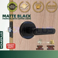 Keyed Entrance Lever Set Tubular Knob Cylindrical Cylinder Door Lock Kunci Tombol Pintu Tombol Pintu