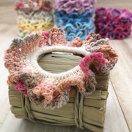 髮圈 - 彩色髮帶和鬆緊帶 - 鉤針編織髮飾