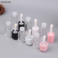Dyfidvdo 6ML Empty Transparent Lip Gloss Tubes Big Brush Plastic Lip Balm Tube Lipstick Mini Sample 