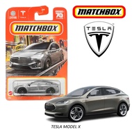 MATCHBOX : รุ่น TESLA MODEL X โมเดลรถเหล็ก ของเล่น ของสะสม ลิขสิทธิ์แท้ (ในร้านมีให้เลือกมากกว่า500แบบ) แม็คบล๊อค โมเดลรถ ของเล่น MB1B4