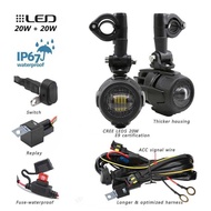 Mass Production Baby ma Water Bird Motorcycle Spotlight LED Fog light Auxiliary Lighting Auxiliary l