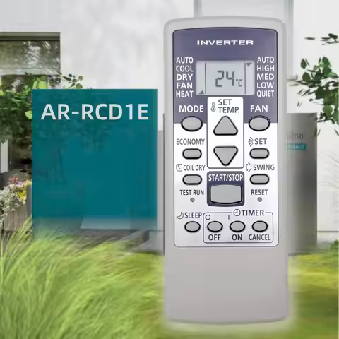 Genuine Remote Control AR-RCD1E (℃) For FUJITSU GENERAL Air Conditioner Remocon Assy