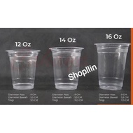 (50pcs) Clear Plastic Cups 10oz 12oz 14oz 16oz / clear cups / ice cups / ice cups