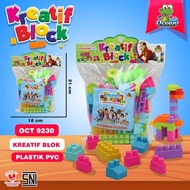 Educational Children's Toys Creative Block Block 1 PACK Contains 85 PCS DIY Building Block Robot Car