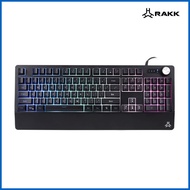 ◧ ✲ ✼ RAKK Sari V2 RGB Usb Built-in Wristrest Doubleshot Keycaps Gaming Keyboard