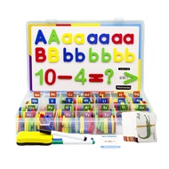 1 Set Magnetic English Letter Toy Colorful Uppercase Lowercase Letter Number Learning Preschooler To