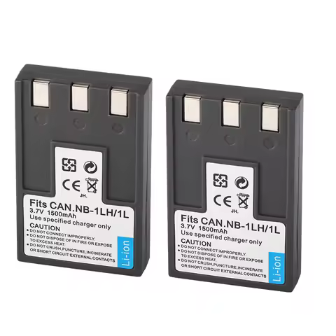1500mAh NB-1L NB-1LH Battery For Canon IXUS 300 320 330 400 430 500 V2 V3 PowerShot S100 S110 S200 S