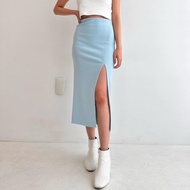 [MAFIA]- Scarlet slit skirt / Span skirt / Colorful skirt