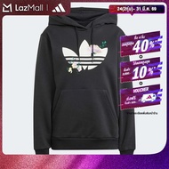 adidas Lifestyle Flower Embroidery Hoodie Women Black II3179