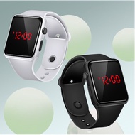 Fashion Unisex Silicone Watchband Wristwatch LED Digital Sport Watch Men Women Electronic Watches Ladies Jam Tangan Wanita Simple Style Couple Watch