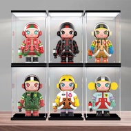 Transparent Transparent Display Box POPMART Suitable for POPMART MOLLY SpongeBob SquarePants 1000% 4