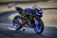 สติ๊กเกอร์ YAMAHA YZF R15 V.2 2018-2020 ลาย Monster