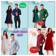 KAPEL DRESS SONATA / BAJU PASANGAN WANITA DAN PRIA BRUKAT PESTA /