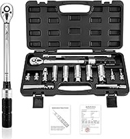 AEROFORCE Professional Tools AEROFORCE 14Pcs Spark Plug Socket Set with 3/8 Inch Drive Click Cr-V St
