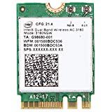 Intel Dual Band Wireless Ac 3160ngw 3160 Wifi+bluetooth for Hp Elitebook 820gl Ngff Card