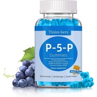 P5P Gummies 50mg, P5P Vitamin B6 Supplement for Adults & Kids, More Efficient Vitamin B6, Energy, Me