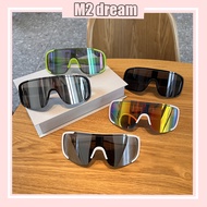 【READY STOCK】Outdoor Large Frame Cycling Glasses New Fashion Sunglasses Retro High-End Sunglasses Sp